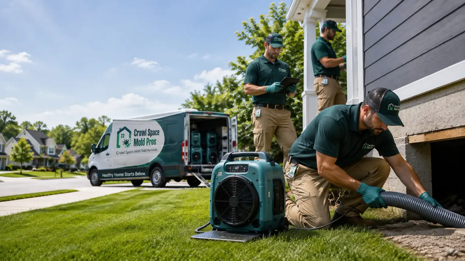 Crawl Space Mold Removal in Sterling, MI